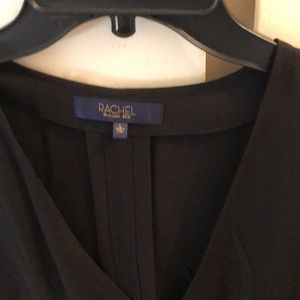 Rachel Roy black polyester dress, size large.